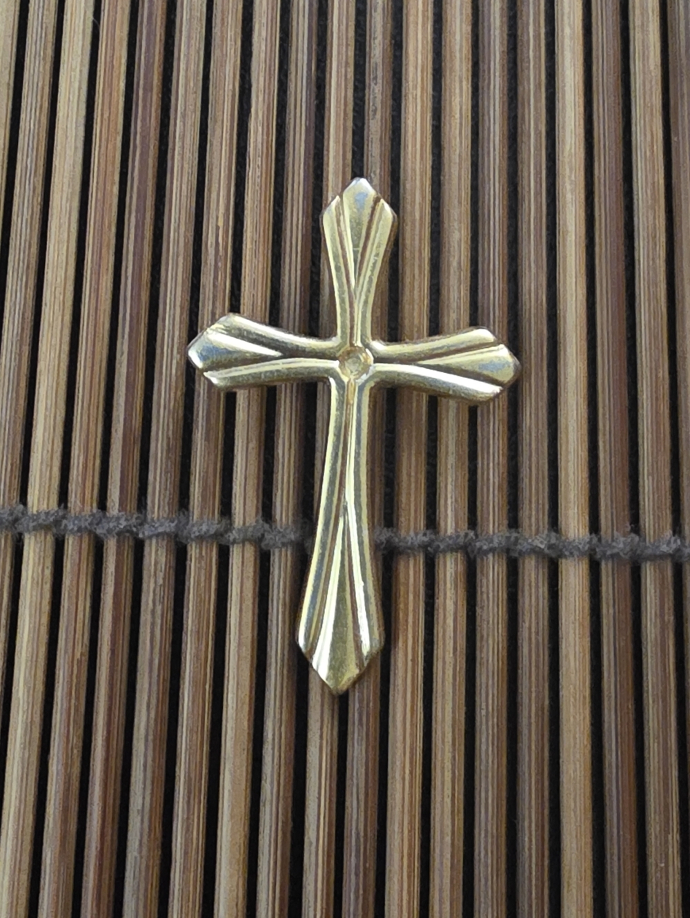 14k GE Yellow Gold Cross Pendant (Vintage)